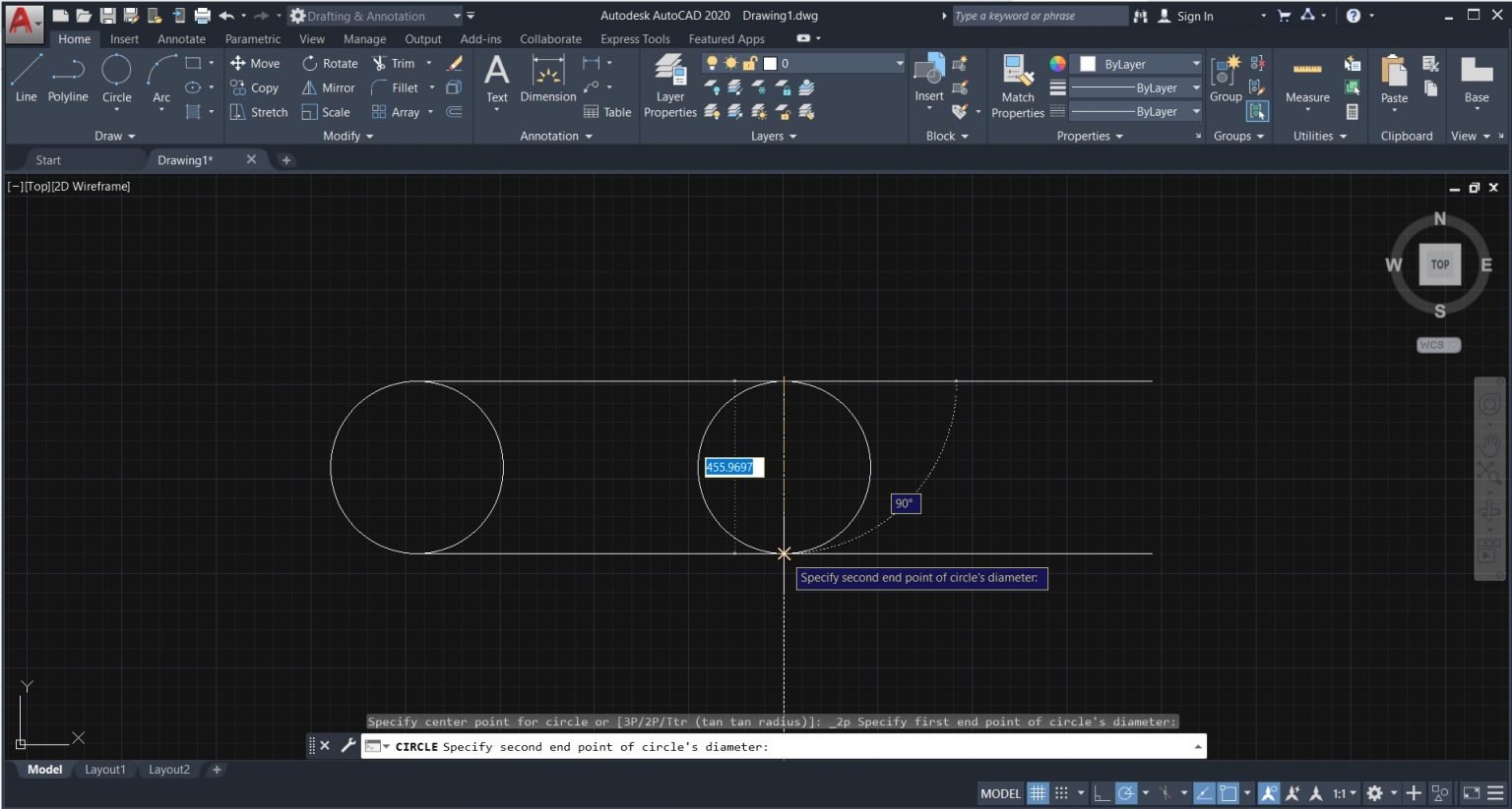 How to use Circle Command in AutoCAD? (It's Right?) July 2022