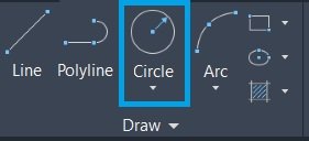 Circle command Autocad