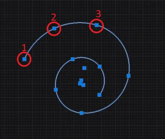 Continue method arc command in autocad