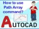 AutoCAD Array