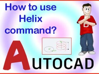 Helix command in AutoCAD