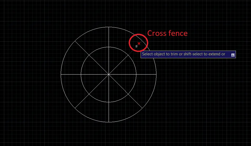 Cross fence