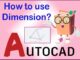 AutoCAD Dimension