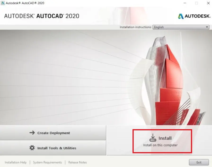 Installation of Download AutoCAD 2023