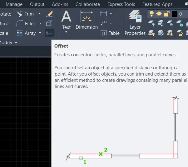 Offset 3d polyline