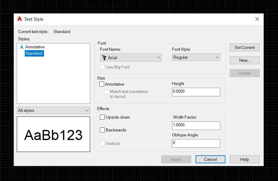 Text modify-AutoCAD