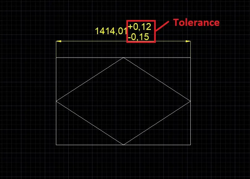 Tolerance setting-AutoCAD