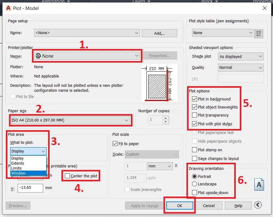 AutoCAD to PDF convert