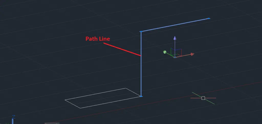 Path line, Path Extrude in AutoCAD 3D