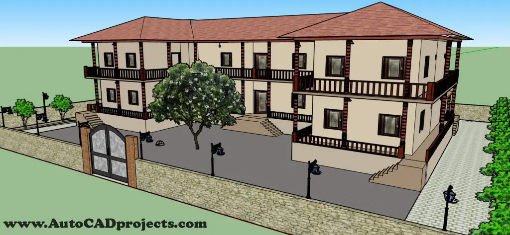 SketchUp Pro - 3D House Model