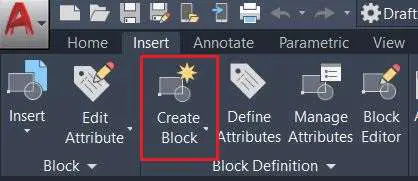 block in CAD