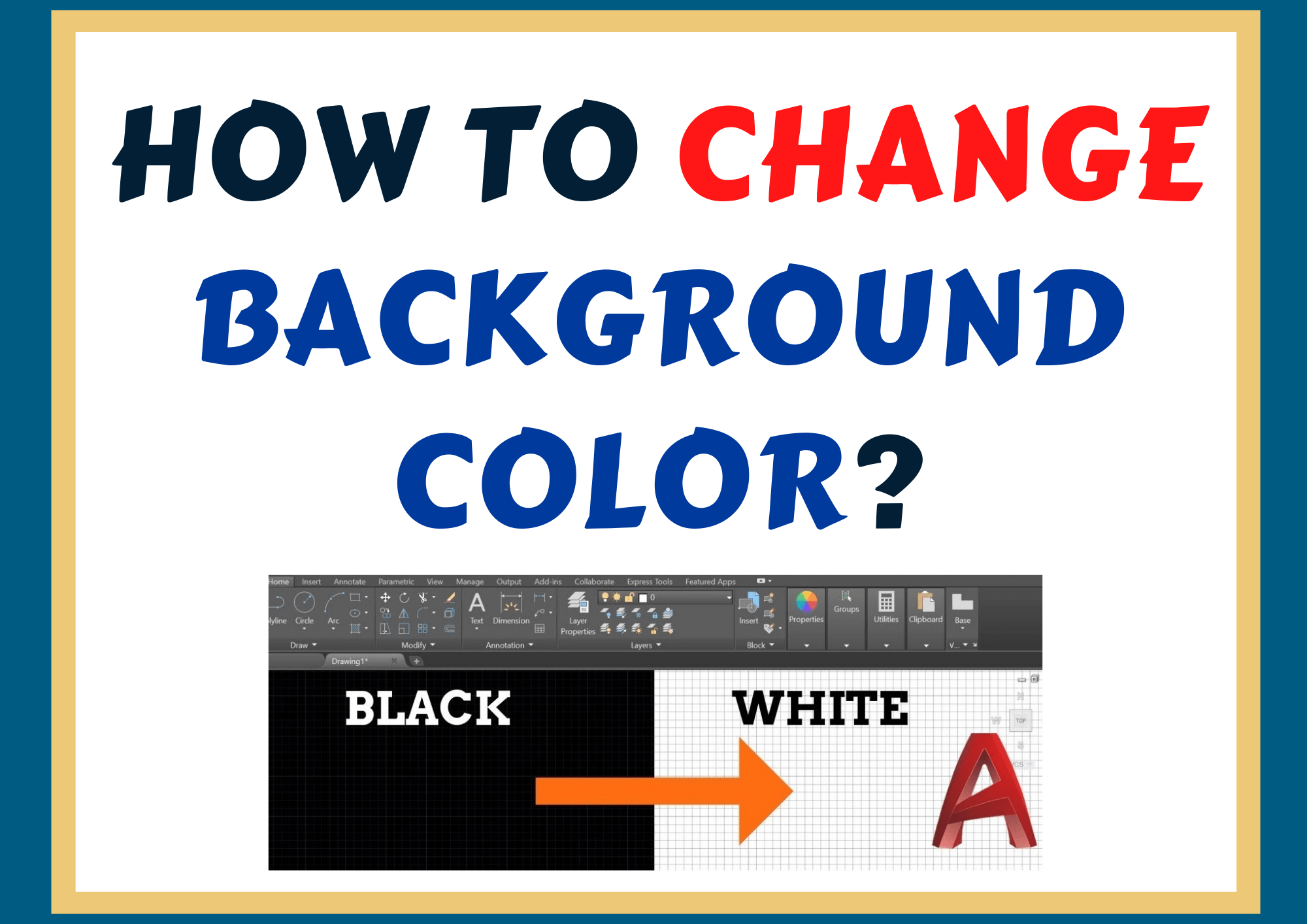 How to change background color in AutoCAD? (99% Legit Feb