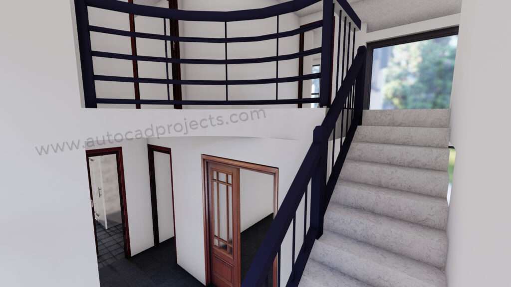 Ireland House Interior Sketchup 3D modeling and rendering