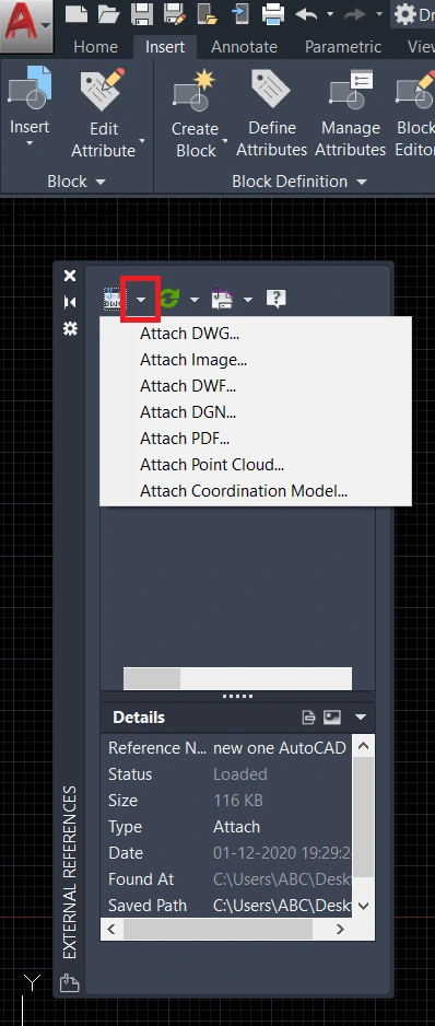 X-REF in AutoCAD