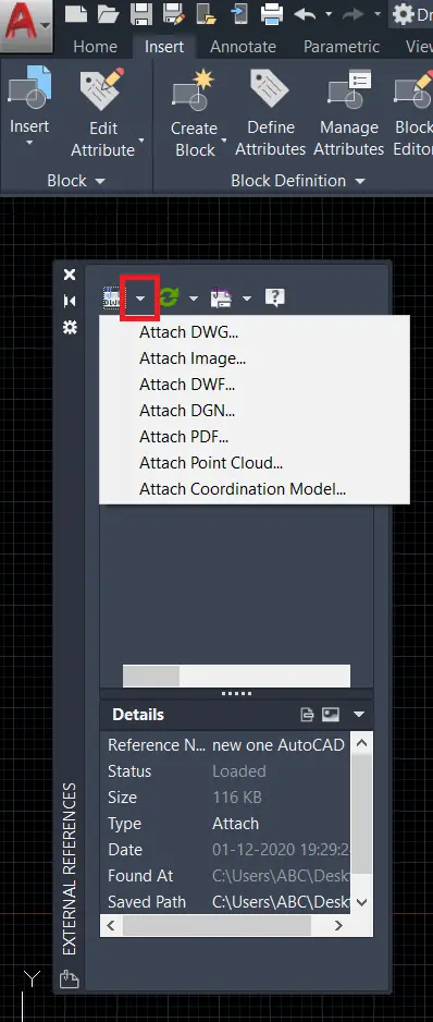 How to open a DWF file in AutoCAD