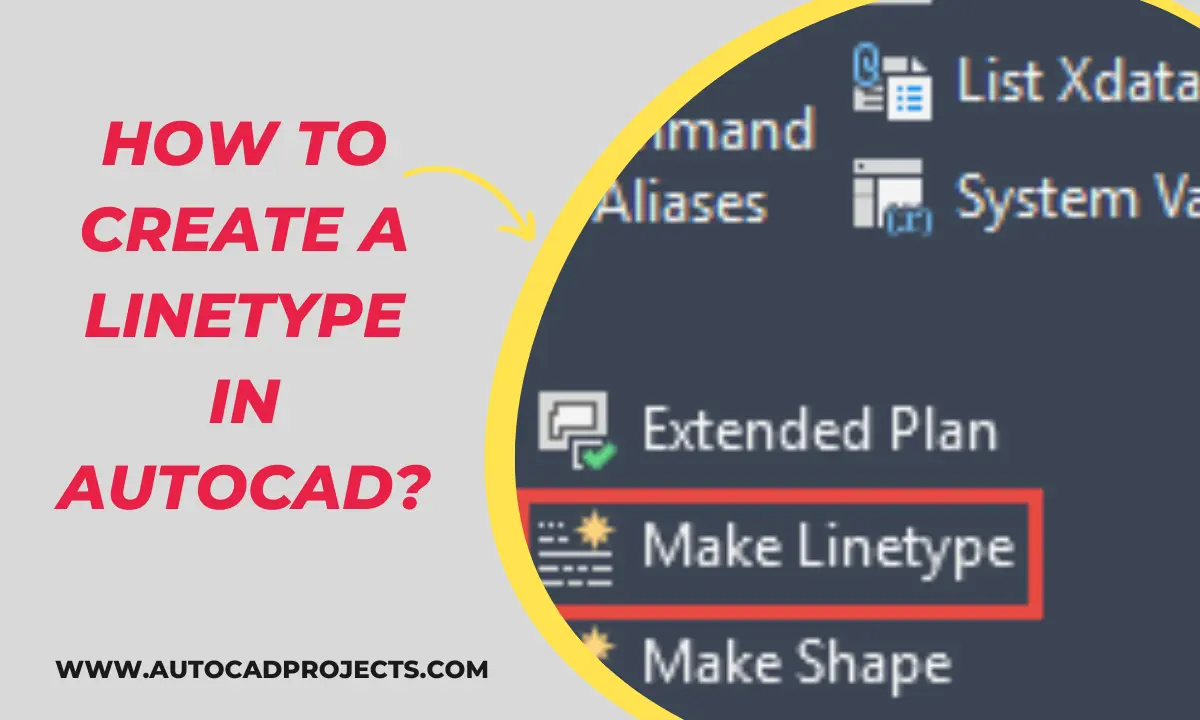 How to create a linetype in AutoCAD