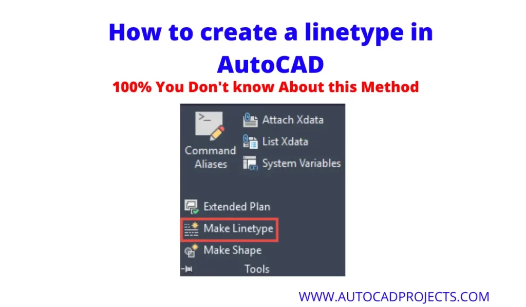 know How to create a linetype in AutoCAD