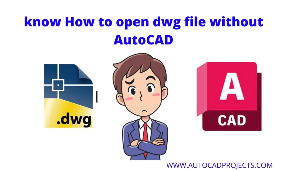 know How to open dwg file without AutoCAD