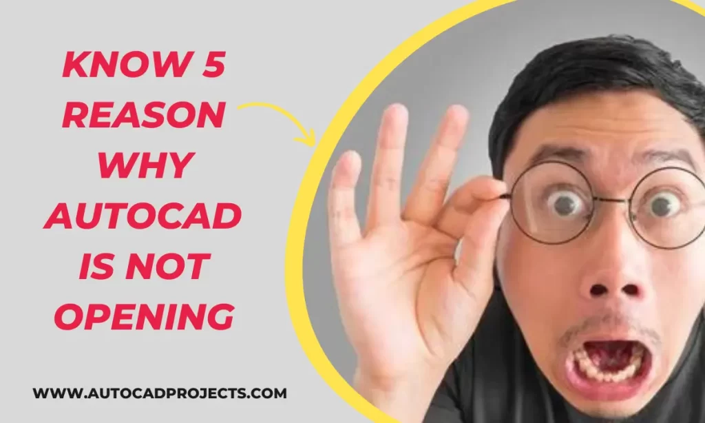 know 5 reasons Why AutoCAD is not Opening