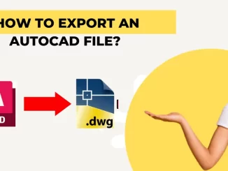 How to export an AutoCAD file