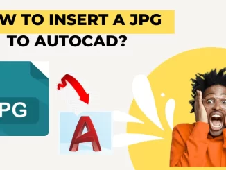 How to insert a jpg to AutoCAD