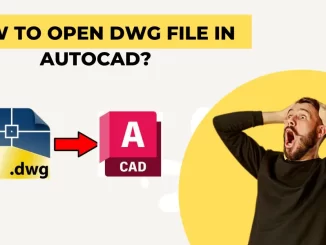 How to open DWG file