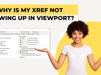 xref not showing up in viewport