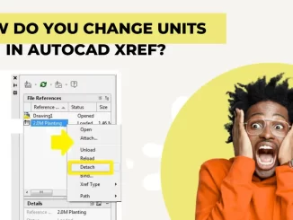 How do you change units in AutoCAD XREF