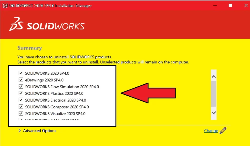 How to uninstall Solidworks 2