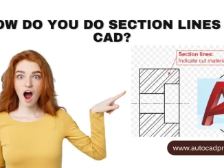AutoCAD Section Line