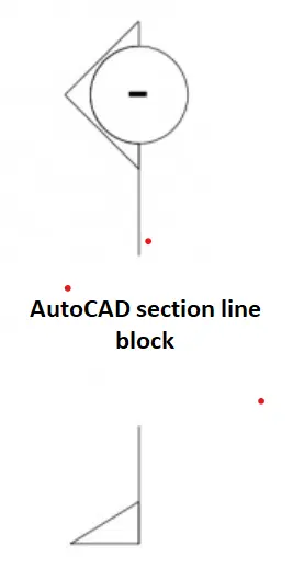 AutoCAD Section line Block