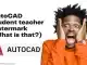 AutoCAD student teacher watermark