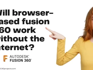 Will browser-based fusion 360 work without the internet